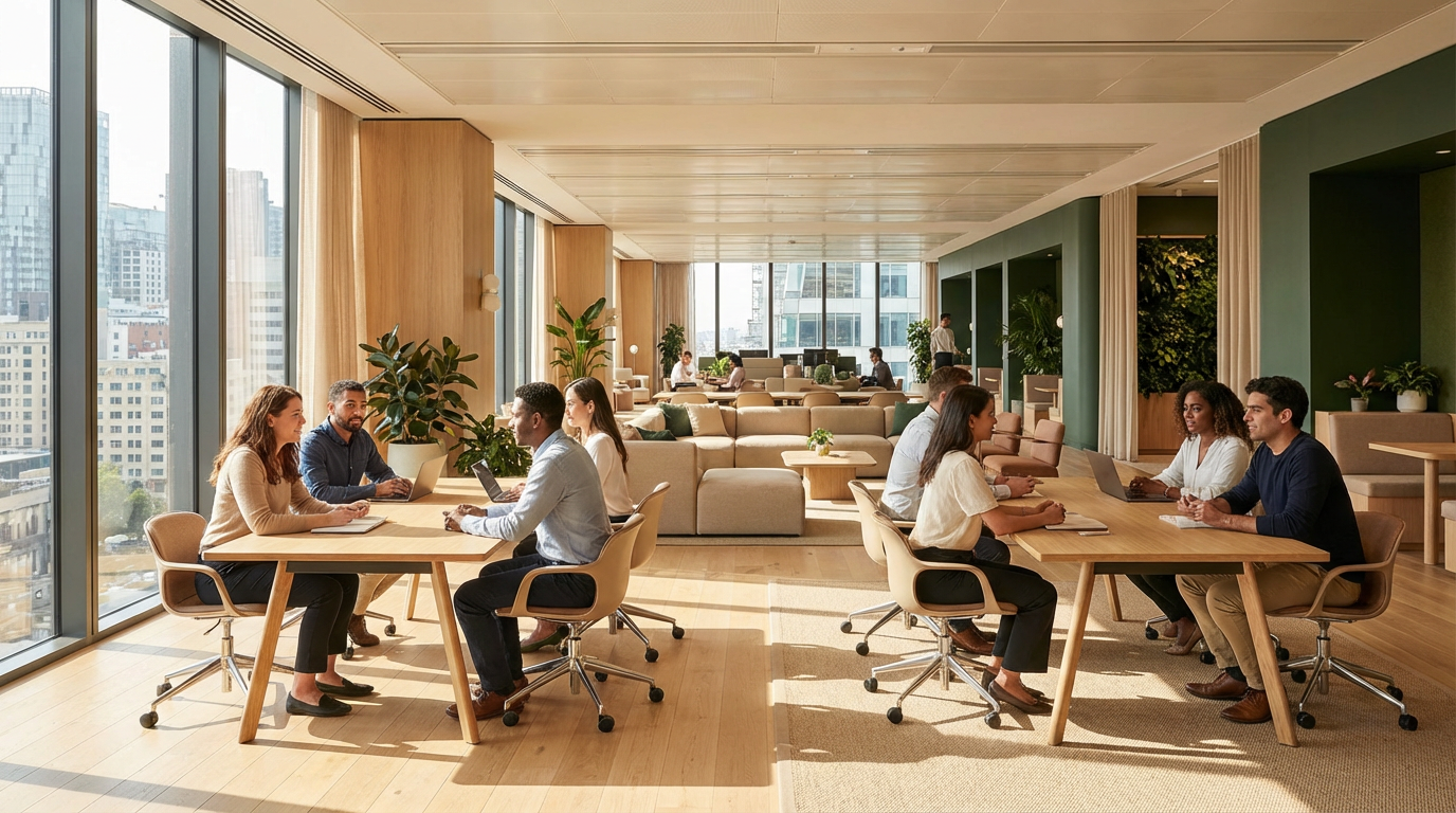 Modern Work Raumgestaltung - Inspirierende Arbeitsumgebung